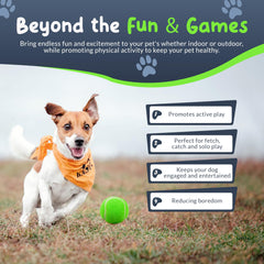 Petite Paws mesh net storage bag keeps balls organized between sessions.