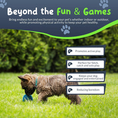 Petite Paws spiky ball lightweight for indoor and outdoor play.