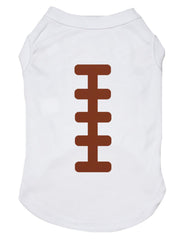 Petitebella rugby print puppy shirt in white-2 XXL provides breathable comfort for daily walks.