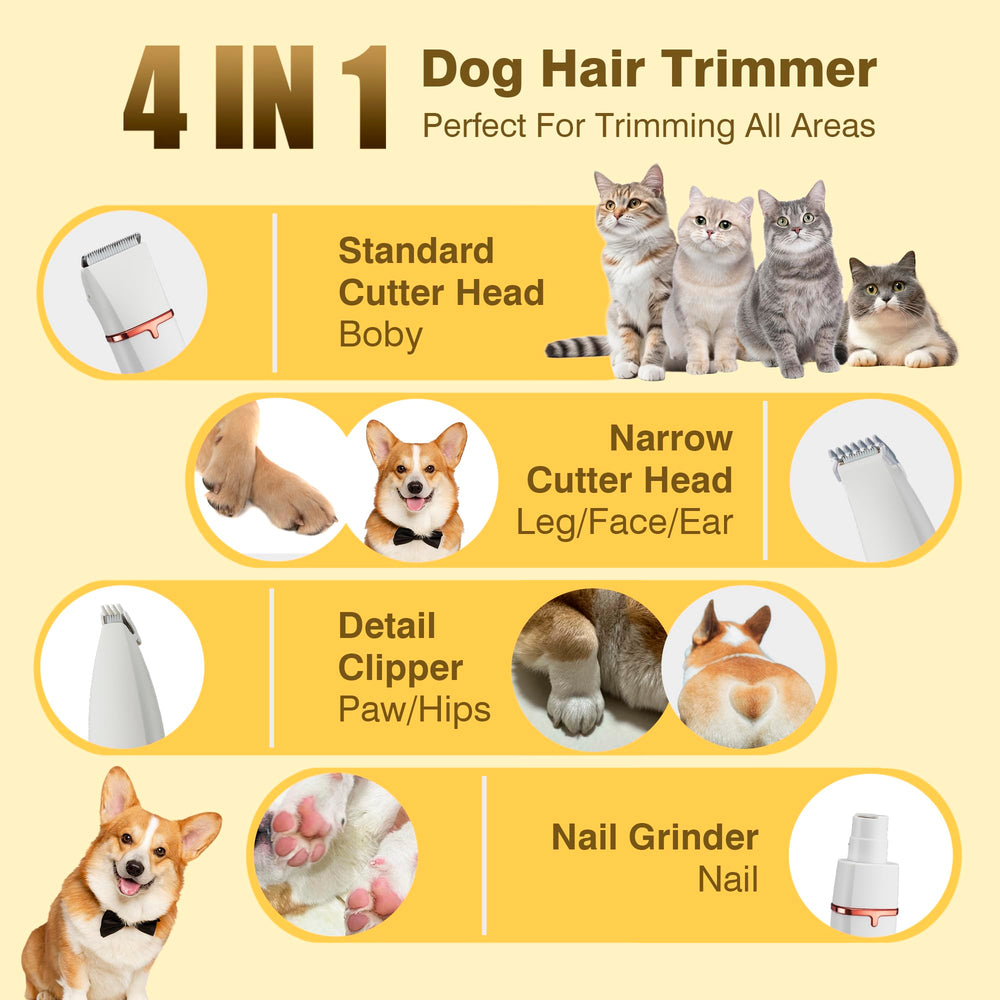 Petium dog paw trimmer close-up for gentle paw shaping.
