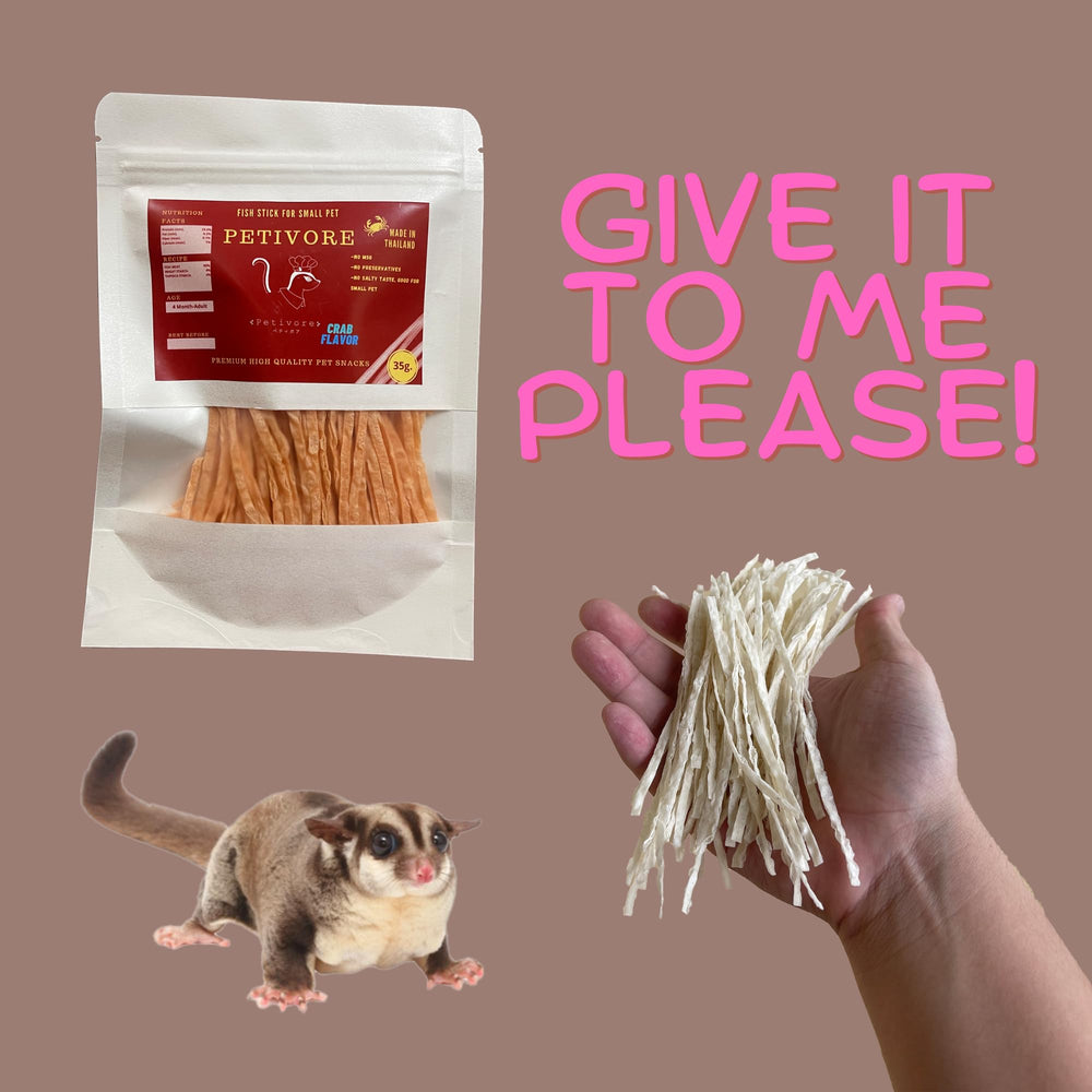 PETIVORE crab flavor nutrition — protein and minerals included