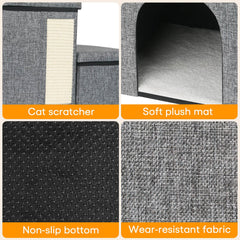 Petizer adjustable-height stairs with Velcro allow quick height customization