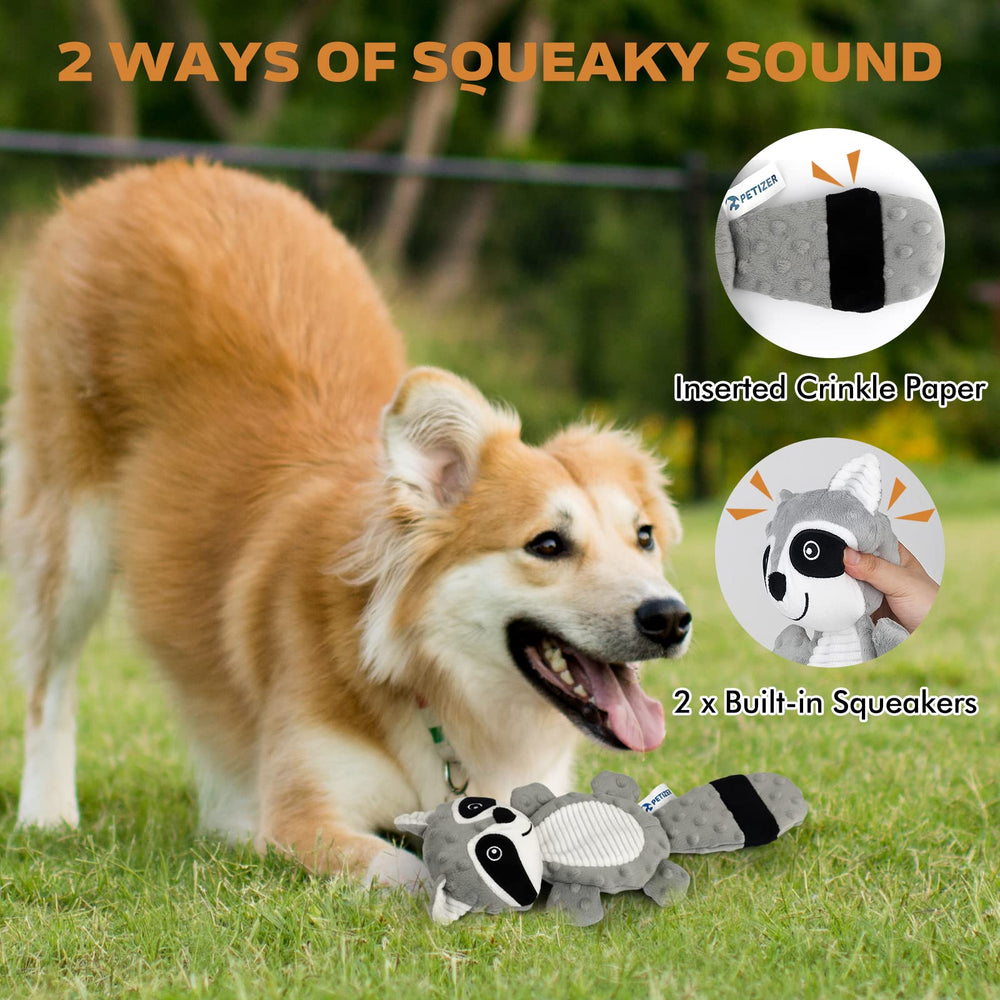 Petizer back-bump texture facilitates gentle teeth cleaning during chews.