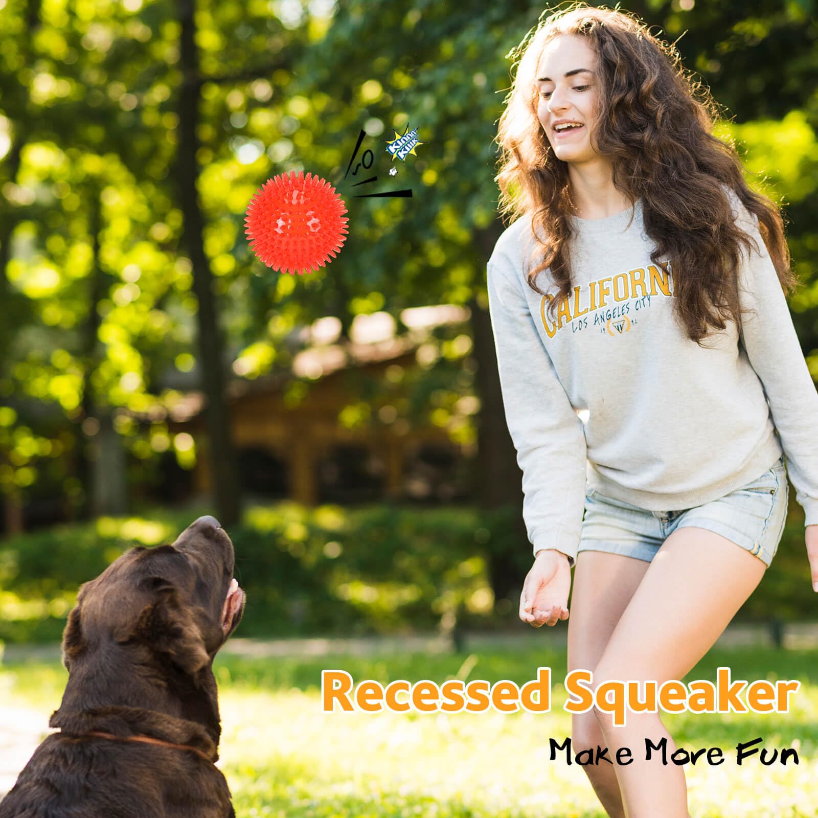 Petizer dog chew toy designed to massage gums during chewing sessions.