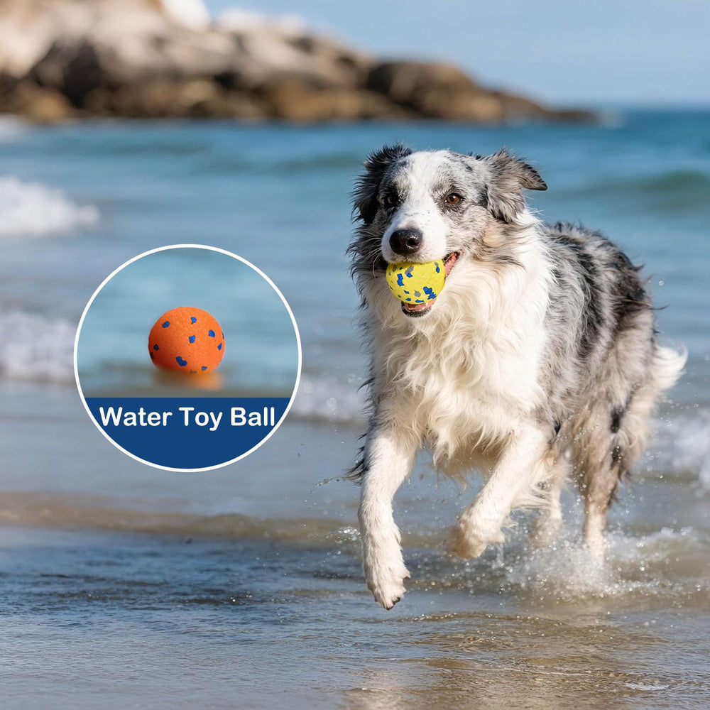 Petizer ETPU dog balls made from non-toxic material, safe for puppies.