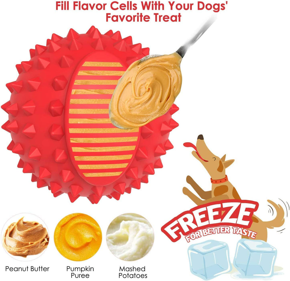 Petizer squeaky ball meat flavor attracts dogs for longer play.