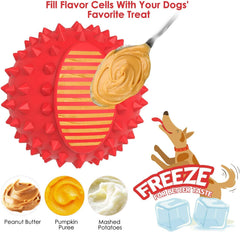 Petizer squeaky ball meat flavor attracts dogs for longer play.