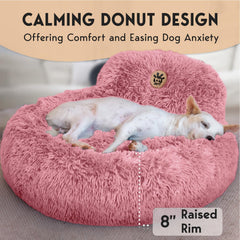 PetJett Calming Donut Bed anti-slip bottom—stable surface for safe lounging