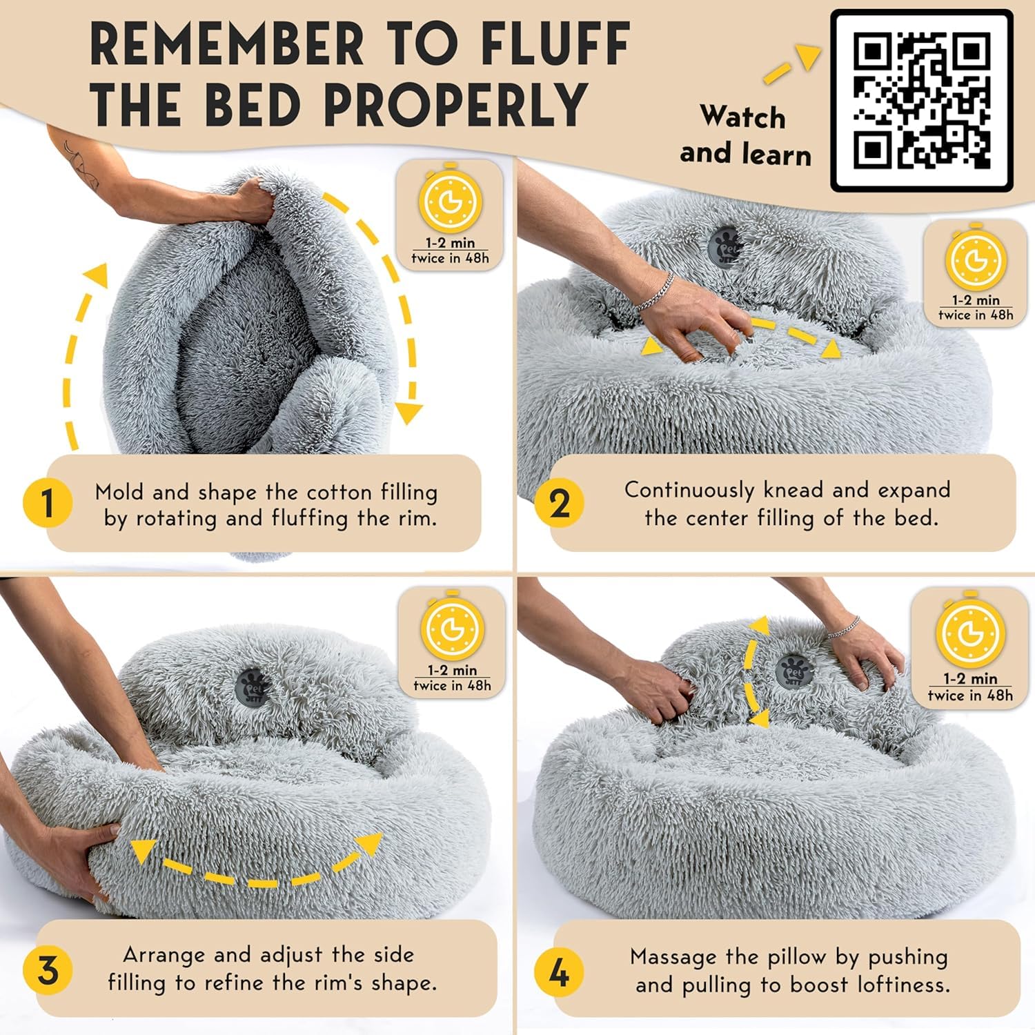 PetJett size guide showing 23-30-36 inch options for fit