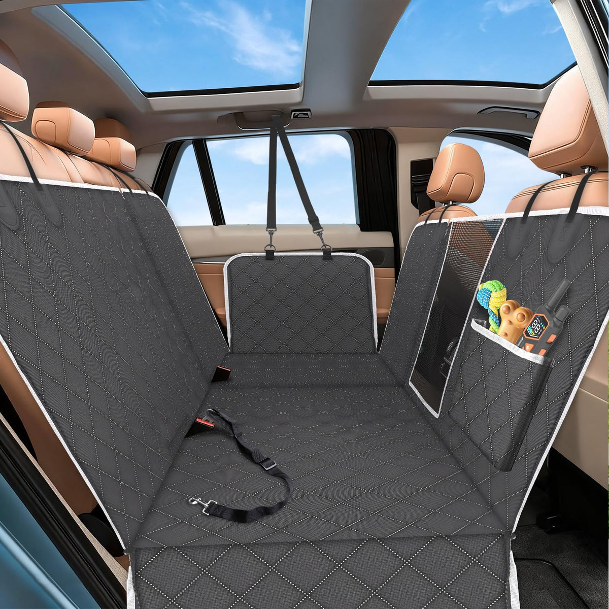 PetJoy dog car seat cover in 5-in-1 mode protects seats on drives