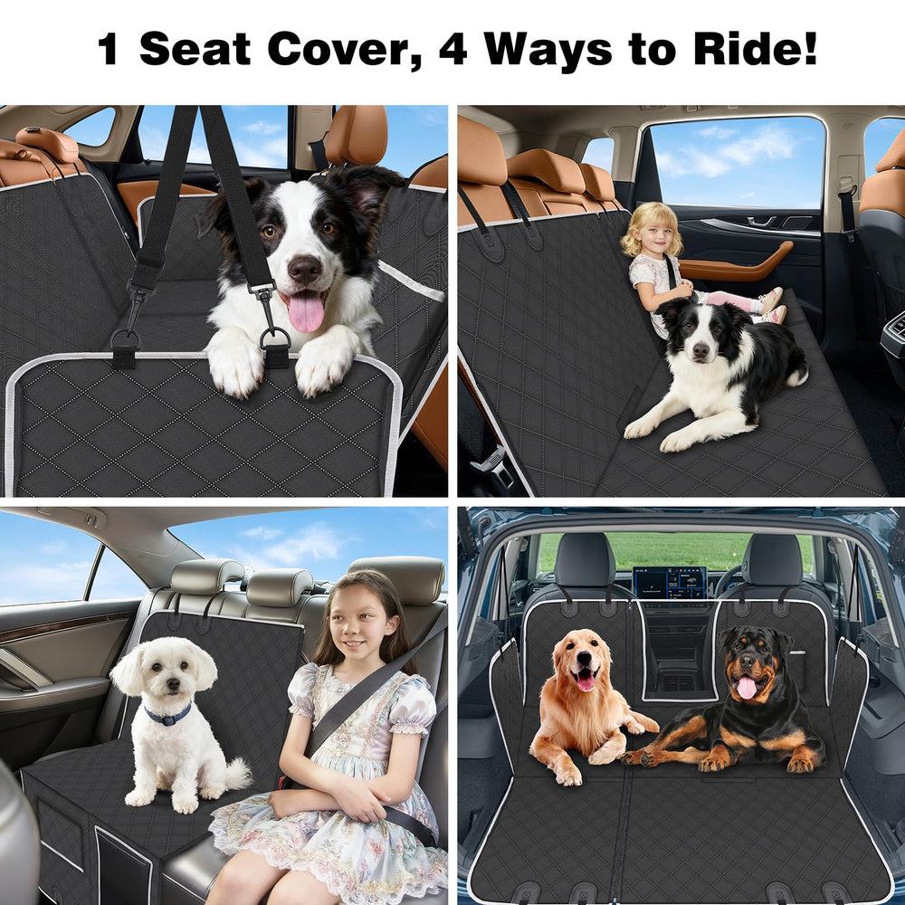 PetJoy 600D fabric seat cover resists scratches and spills