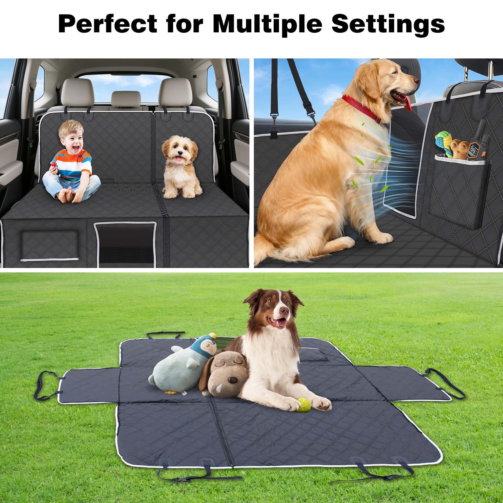 PetJoy back seat extender expands space for dogs during rides