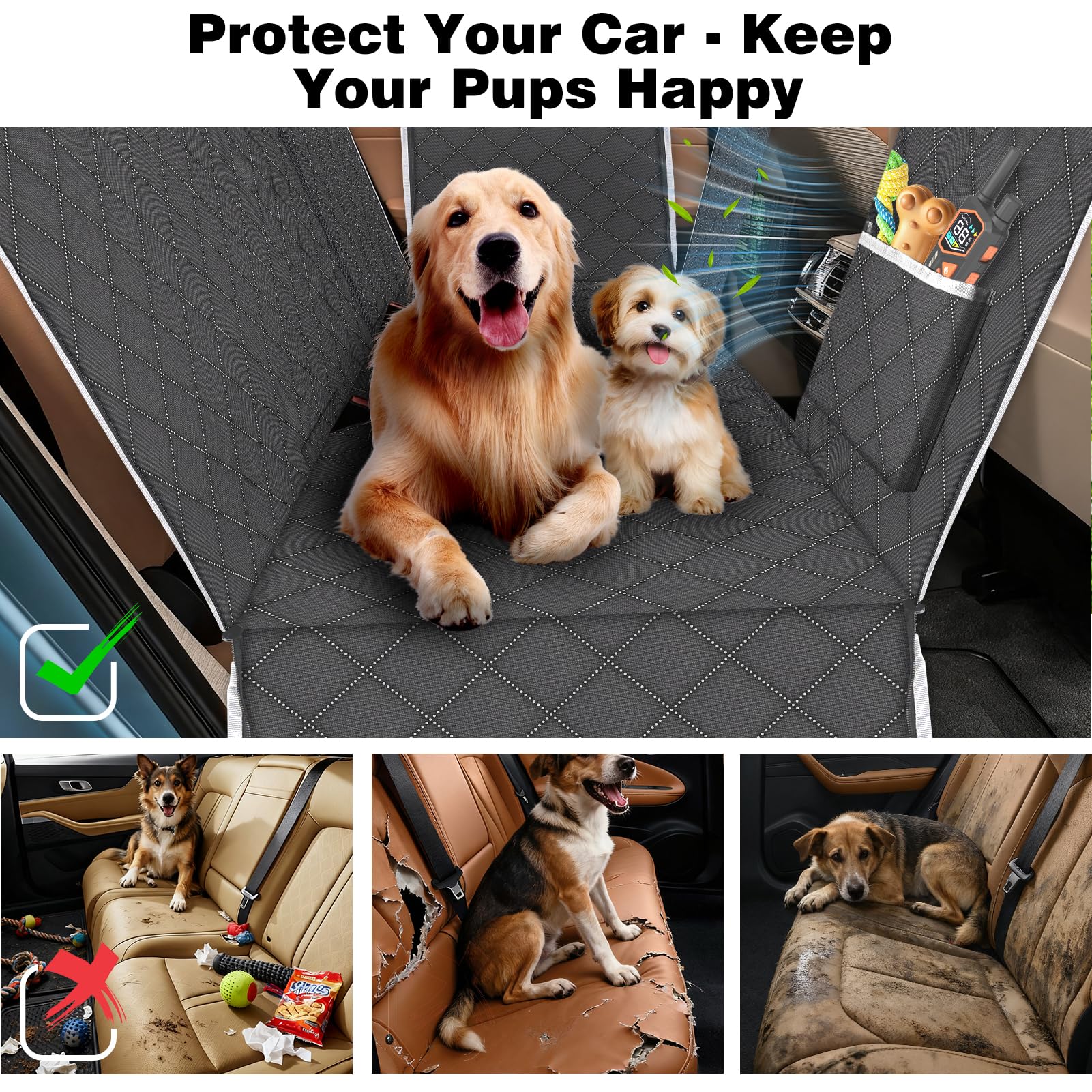 PetJoy breathable window panel keeps air flowing for calmer trips