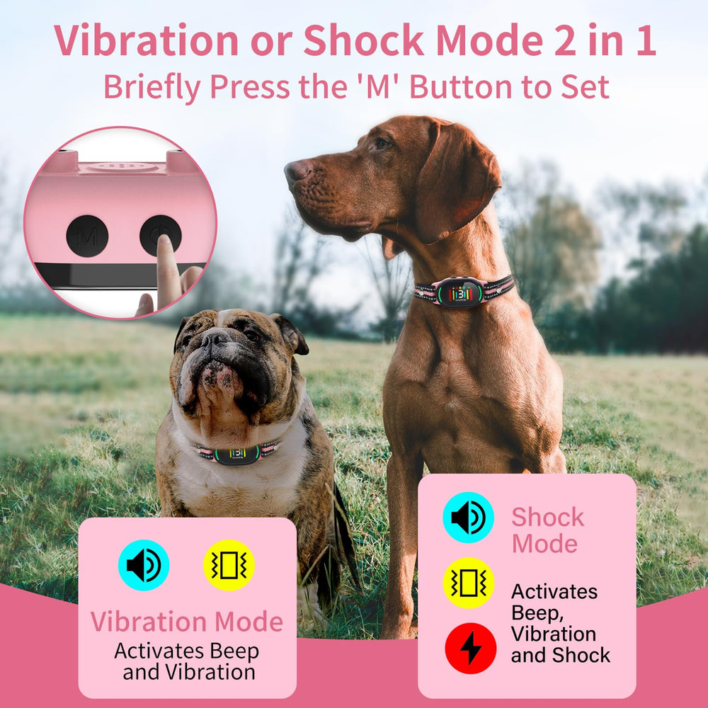 PetJoy smart bark collar three-sensitivity-levels allows tailoring to barking intensity