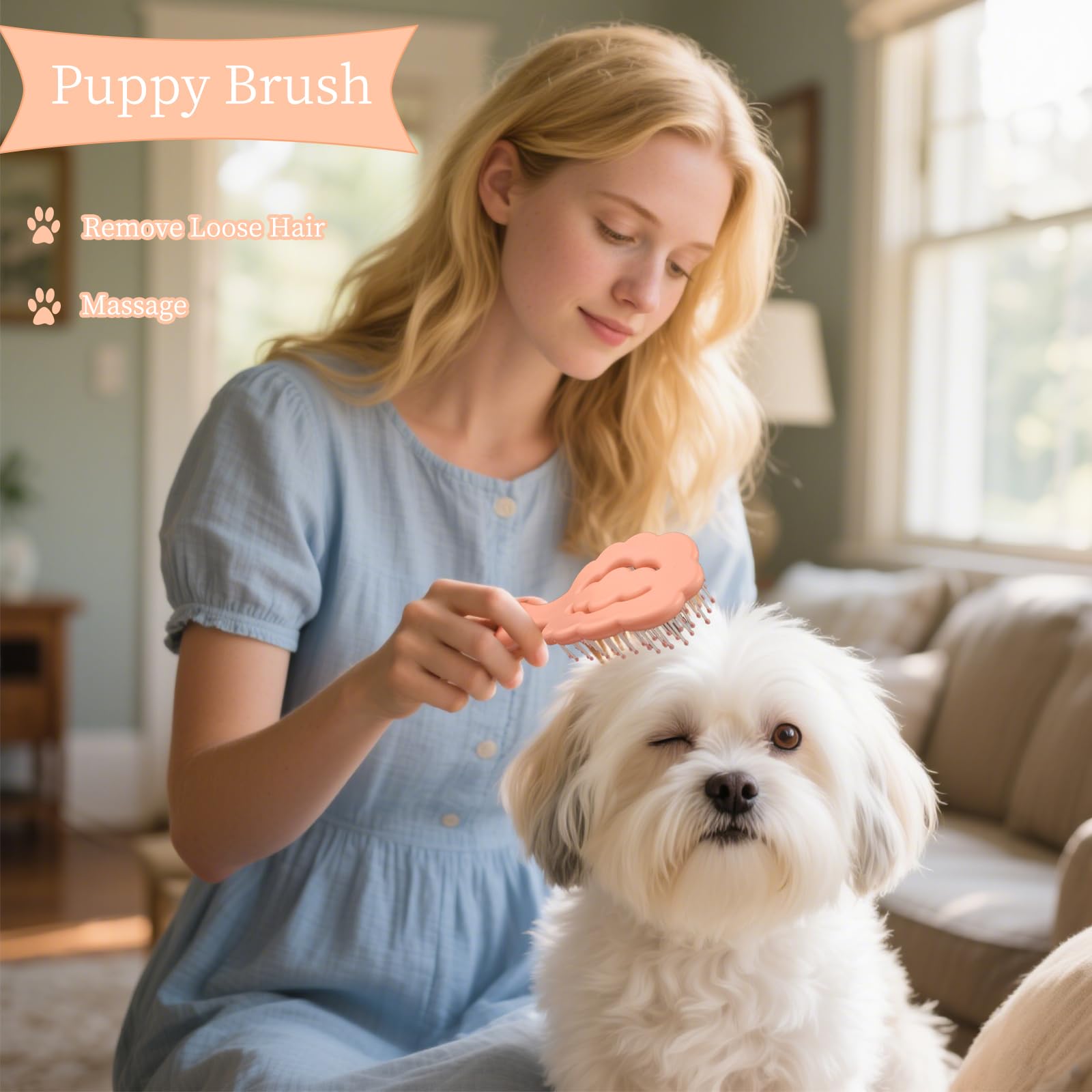 PetJoyHaven cloud-brush purple side view supports stylish routines for small breeds.