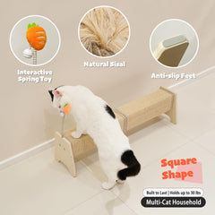 PETKARAY carrot spring toy—engaging play with bell to release energy