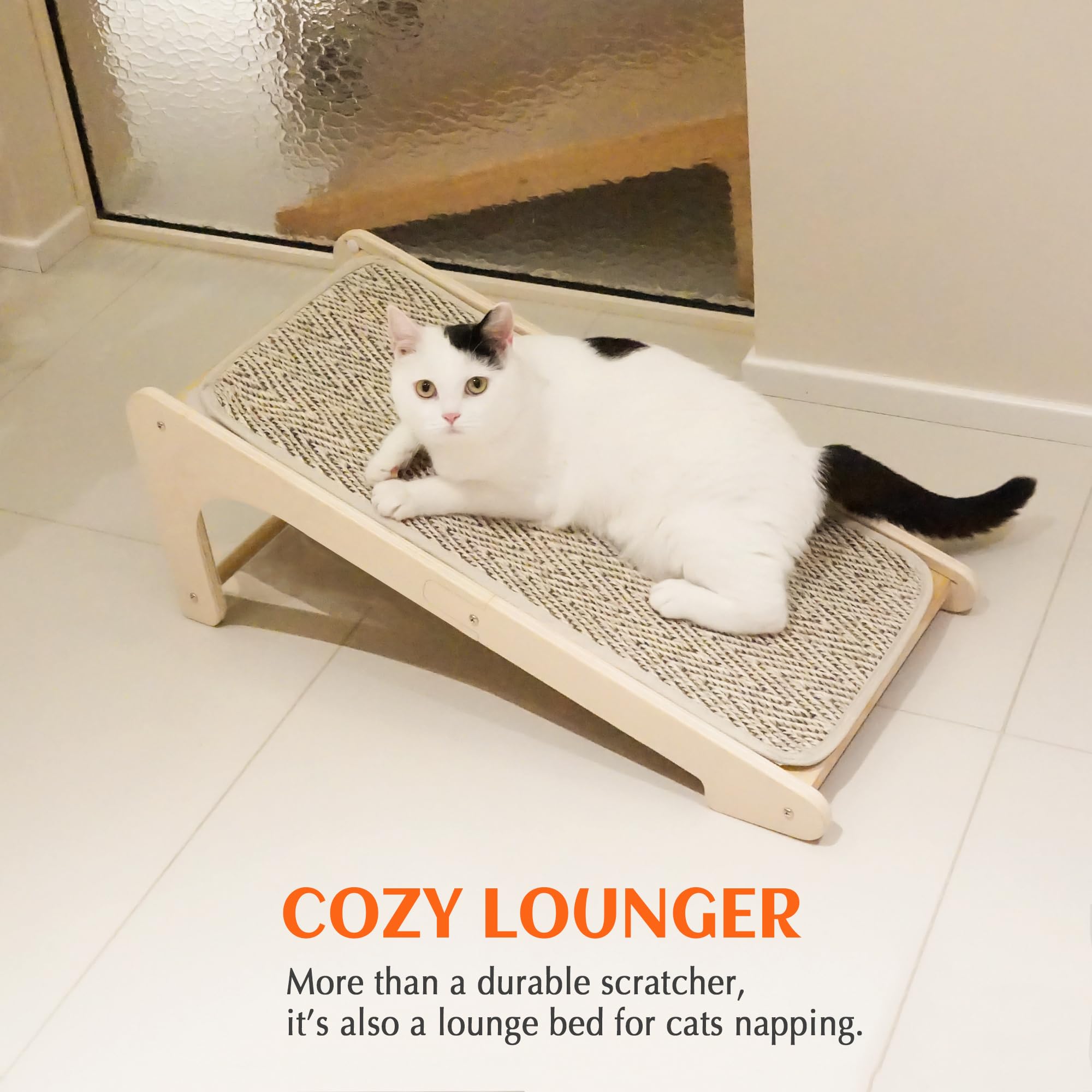 PETKARAY durable sisal detail highlights long-lasting fibers resisting wear