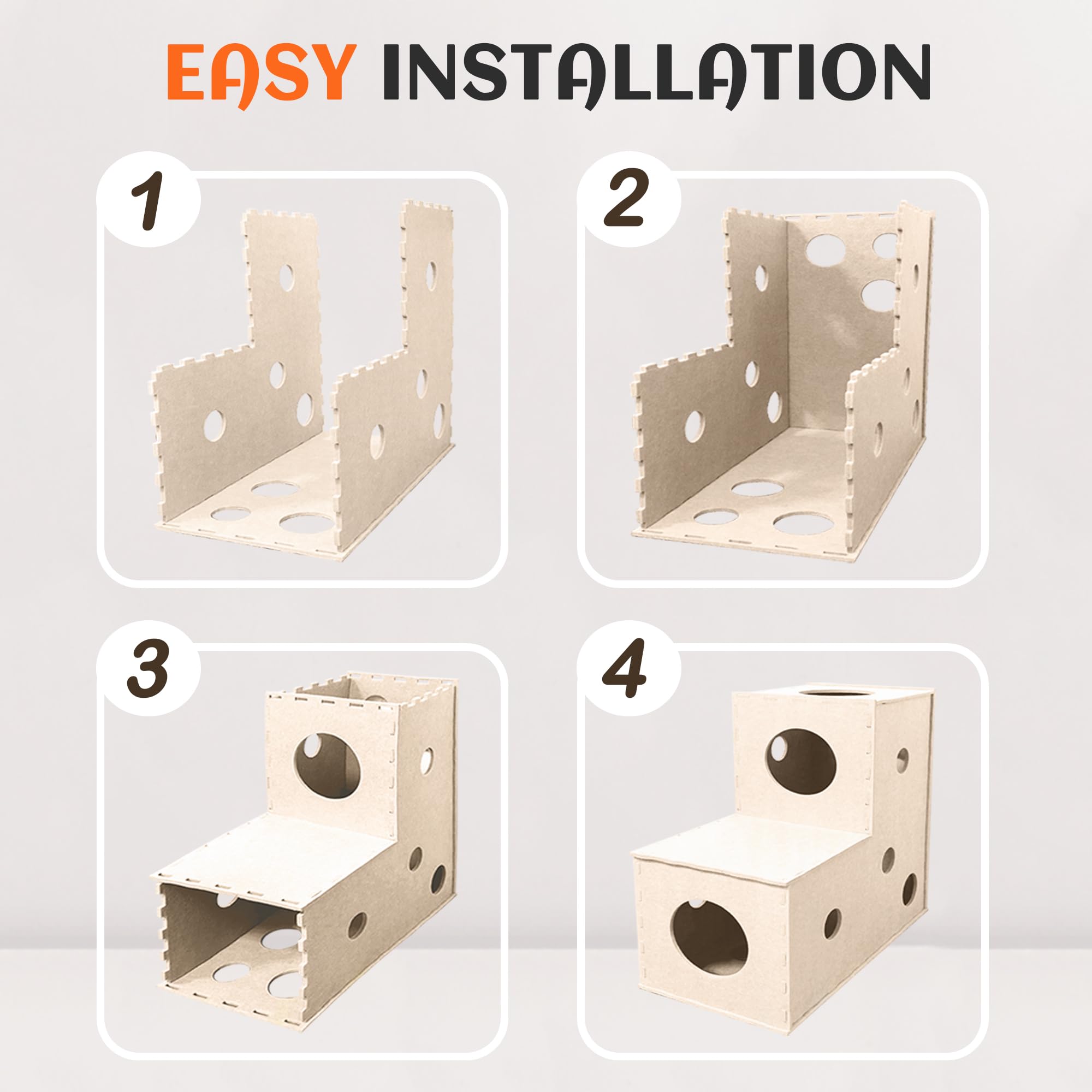 PETKARAY cat tunnel interactive toy inspires hunting-like activity.