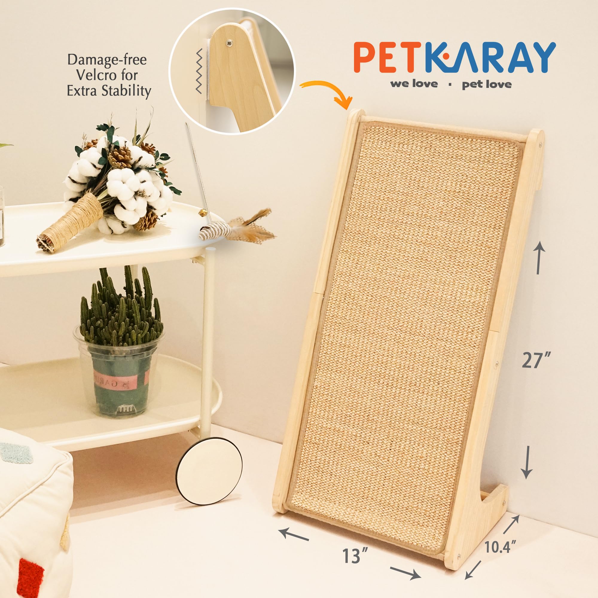 PETKARAY easy-assembly image shows quick setup in minutes.