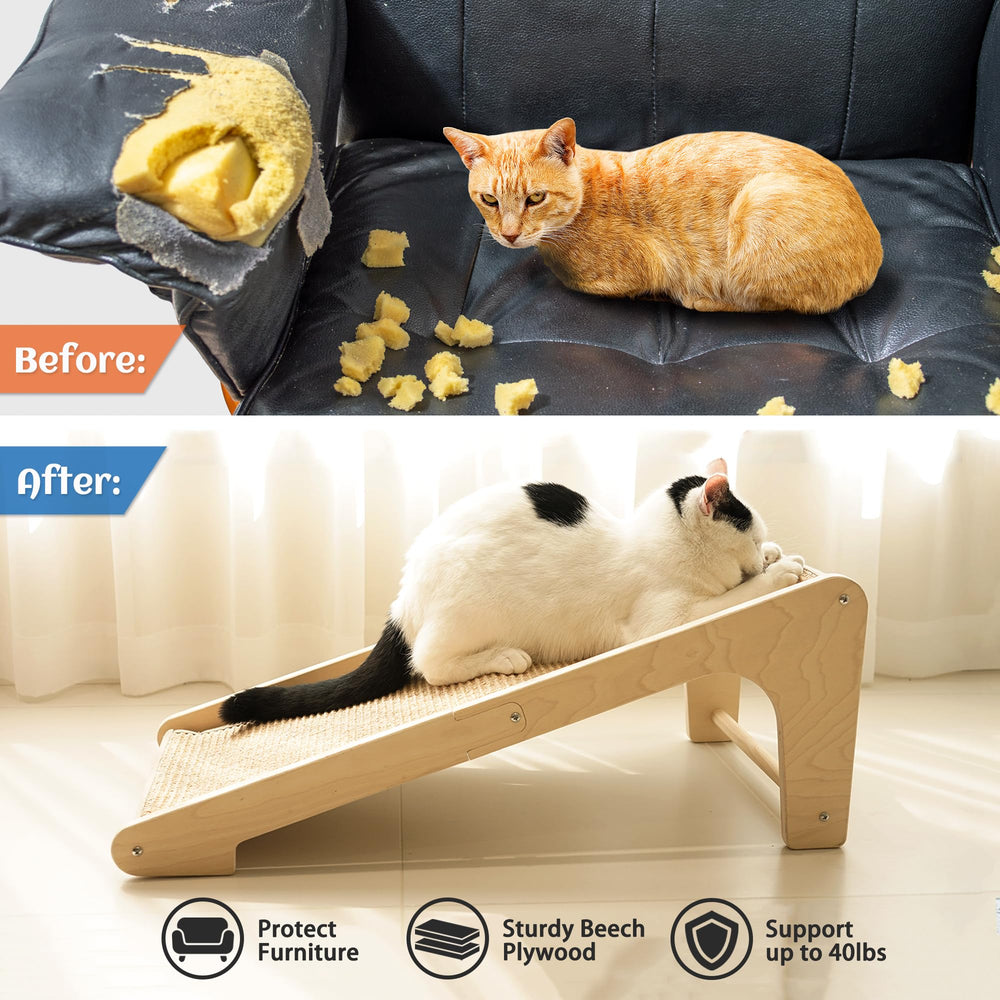 Petkaray furniture protection helps redirect scratching away from sofas.