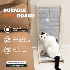 PETKARAY scratch board couch-protection demonstrates furniture-sparing potential for homes