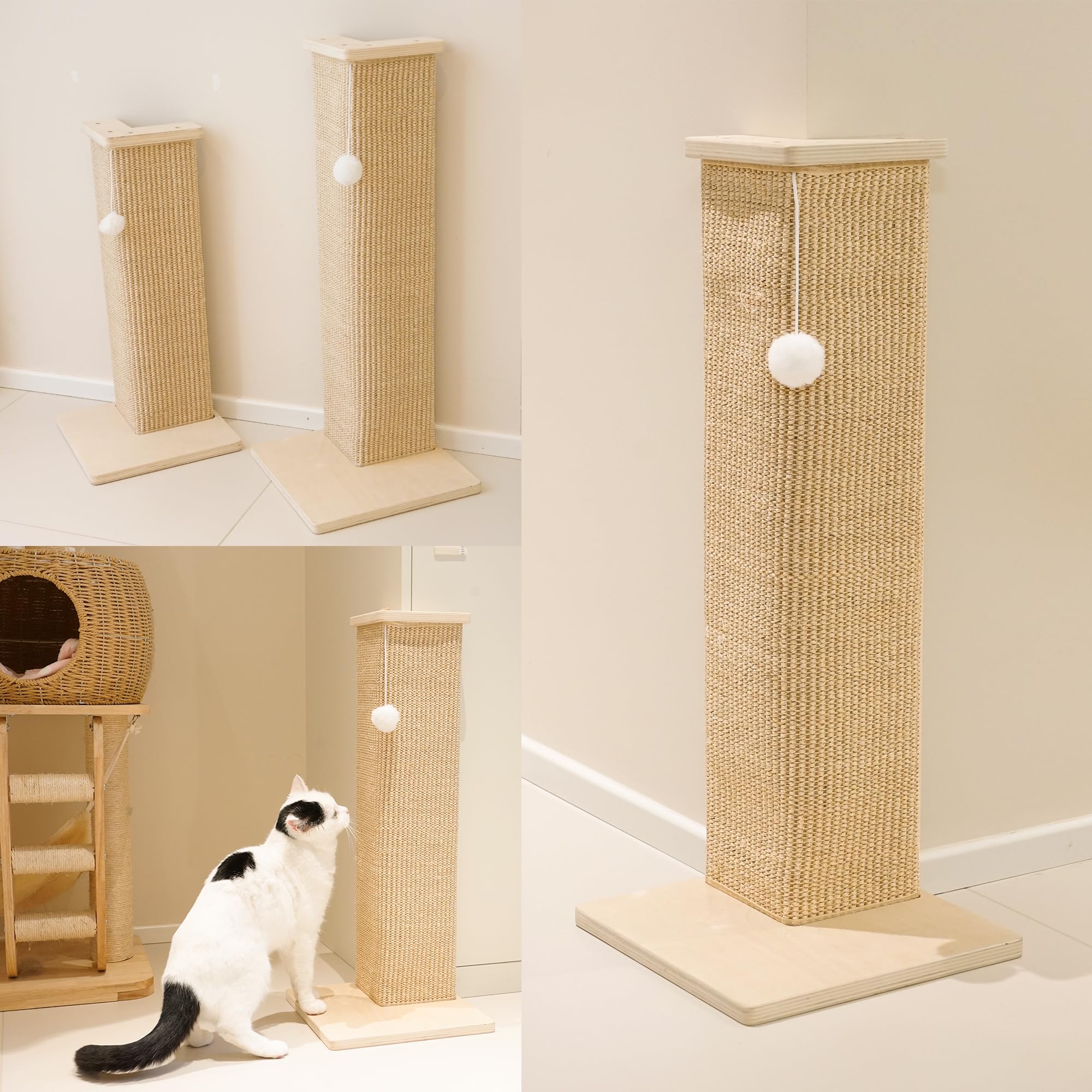 PETKARAY sofa-protection scene with cat using scratcher to spare furniture