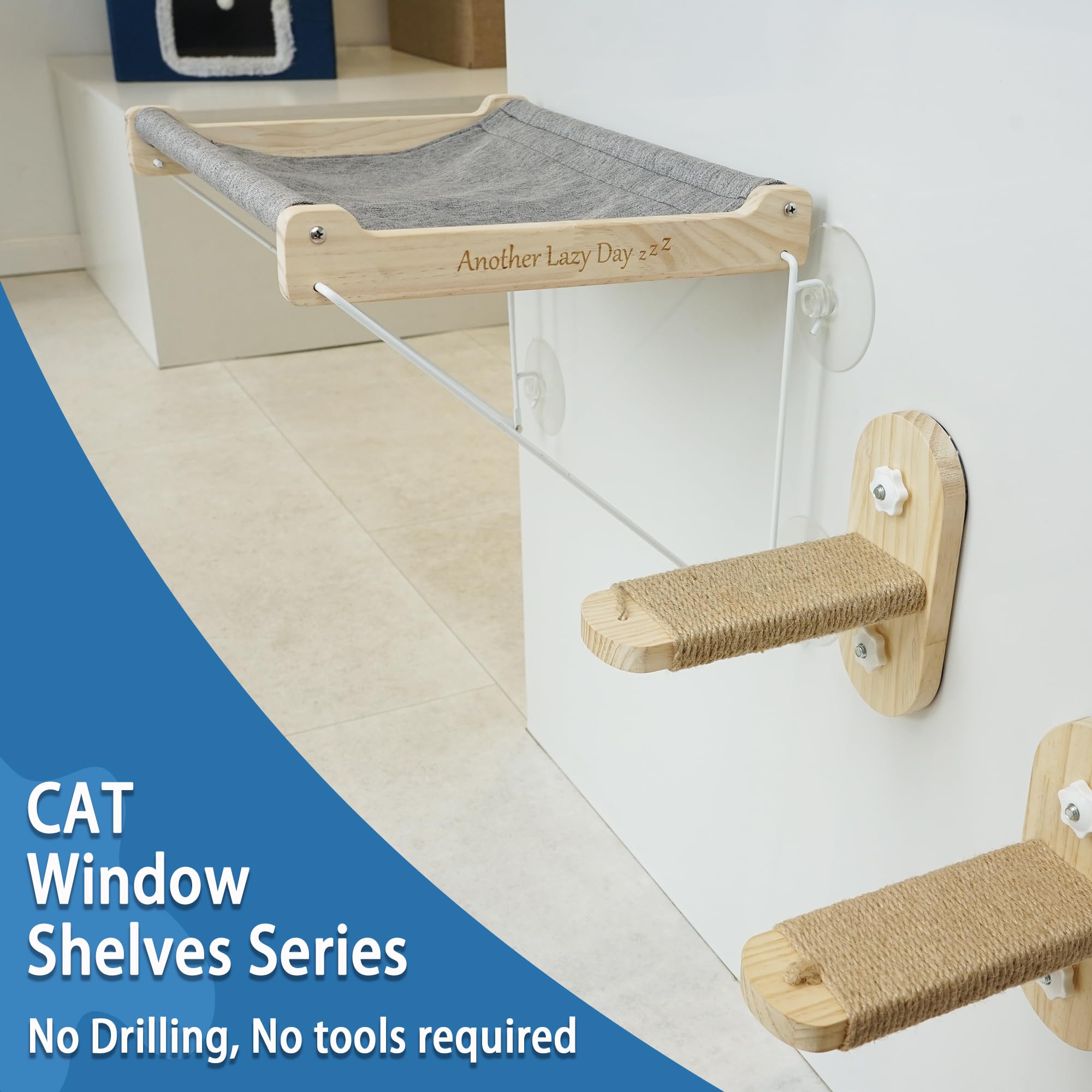 PETKARAY sturdy window step supports indoor cat comfortably during use