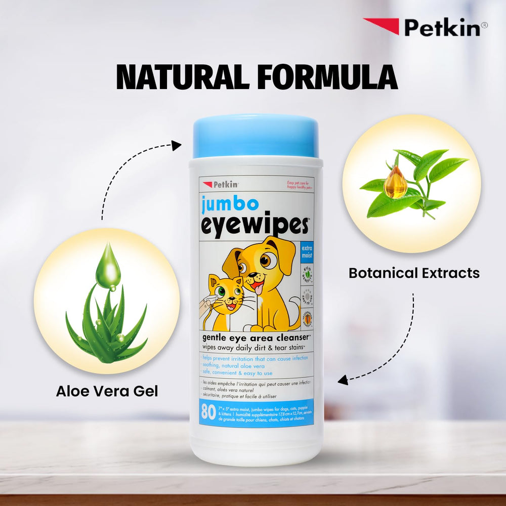 Petkin canister with lid open, showing moist wipes for travel and daily use.