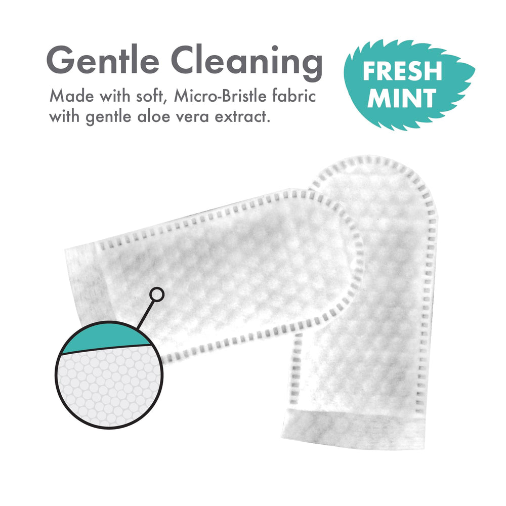 Petkin Fingertip Tooth Wipes suitable for daily use on pets.