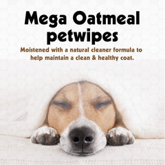 Petkin Mega PetWipes face cleaning for fresh, soothing daily care.