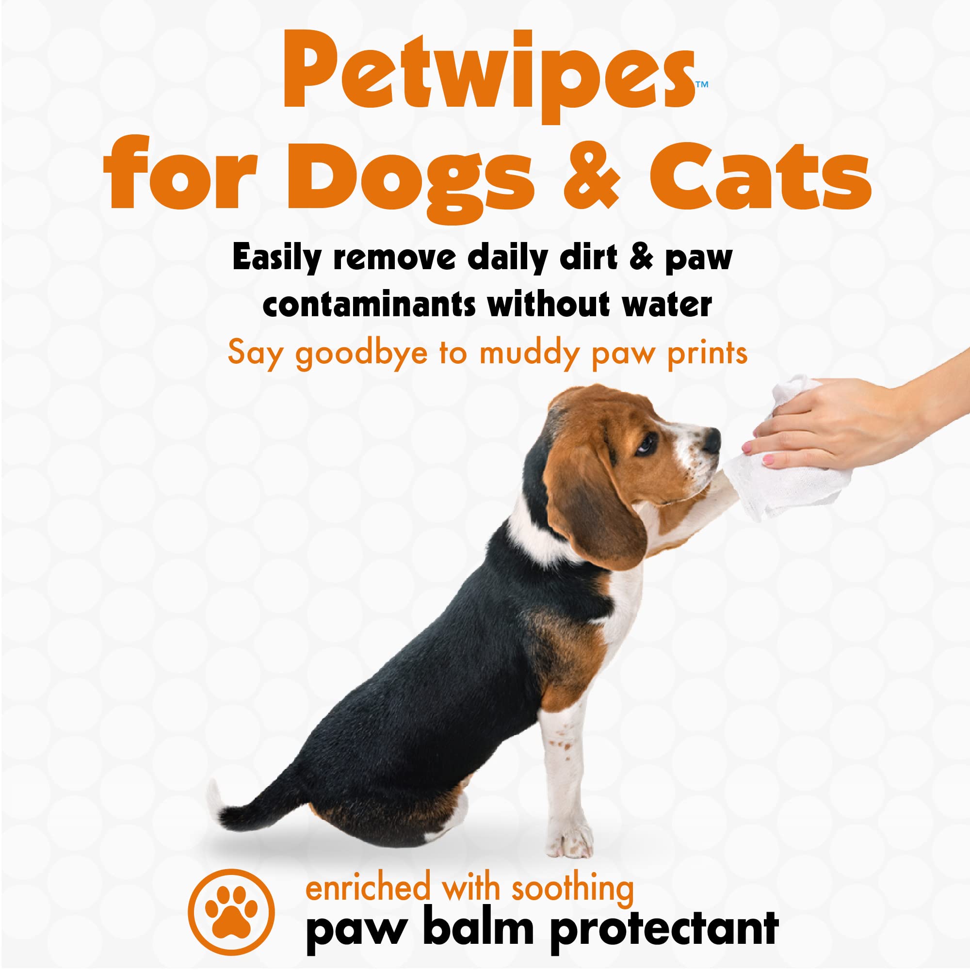 Petkin paw balm protectant label highlights soothing ingredients for paws.