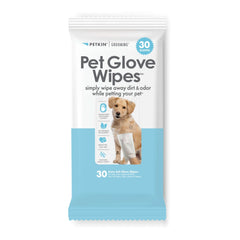Petkin Pet Glove Wipes for ears: gentle cleansing on the go.