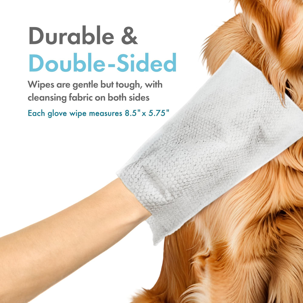 Petkin Pet Glove Wipes for travel kit: hotel-ready hygiene.
