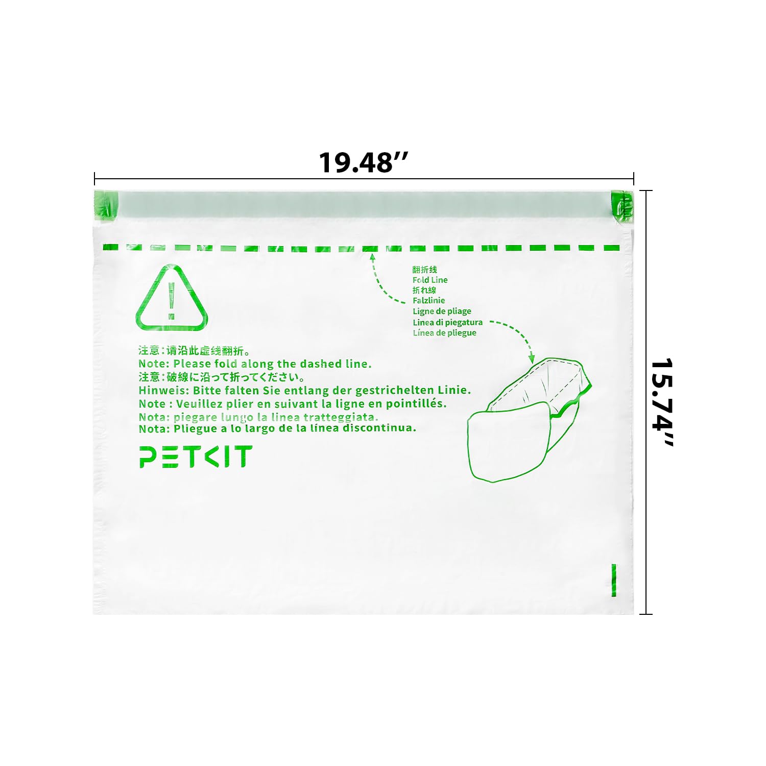 PETKIT 18-count roll package communicates complete replacement supply.