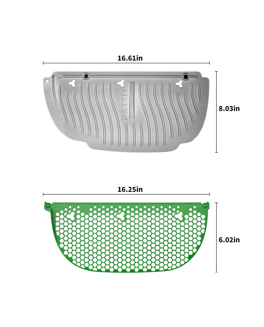 PETKIT compatible with bentonite and clay litter in self-cleaning boxes.