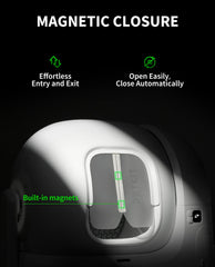 PETKIT curtain closeup seals dust and odors around the litter box