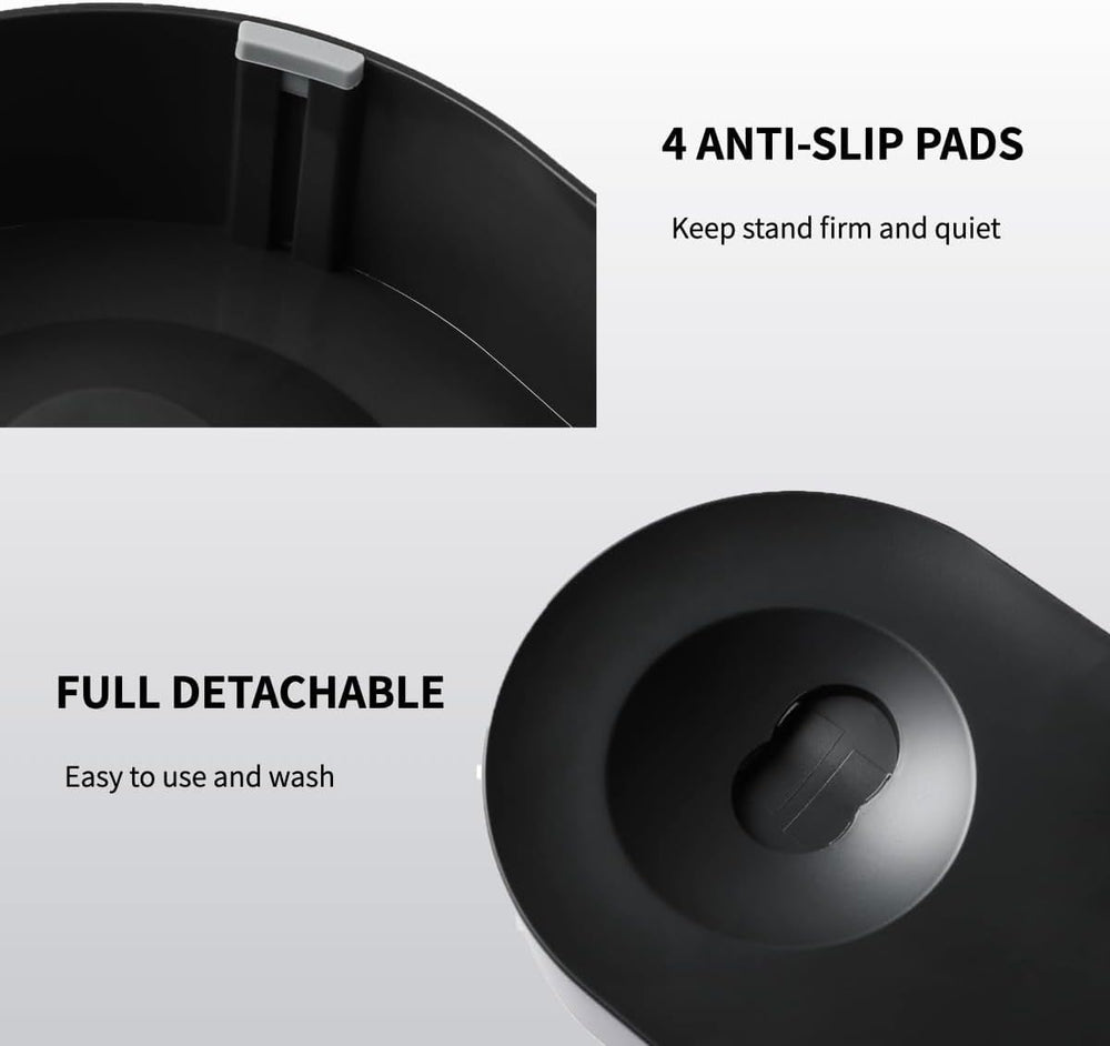 PETKIT Cybertail horizontal bowl position for flat-eating mode.