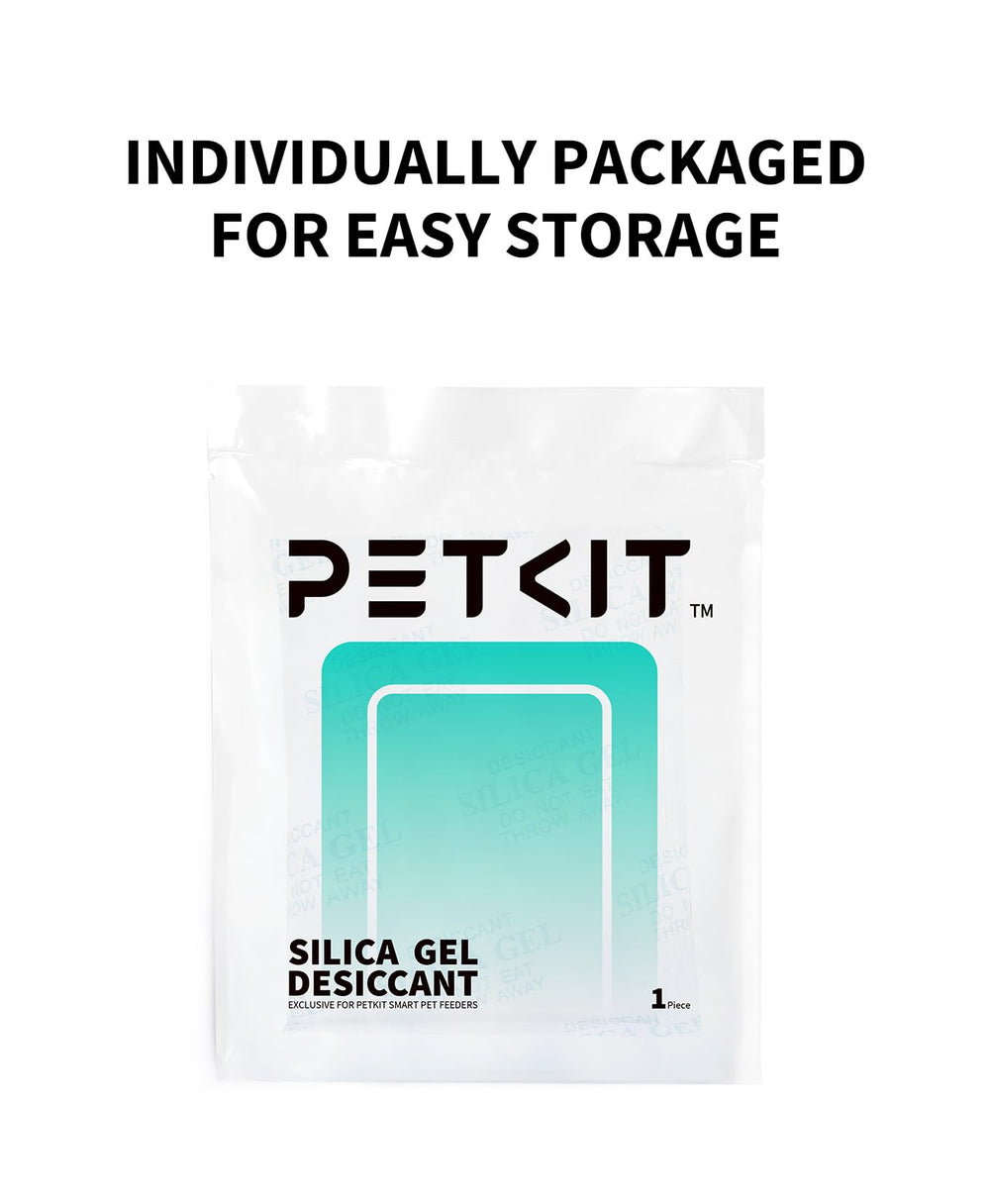 PETKIT desiccant bags two-pack versions ensure replacement availability.