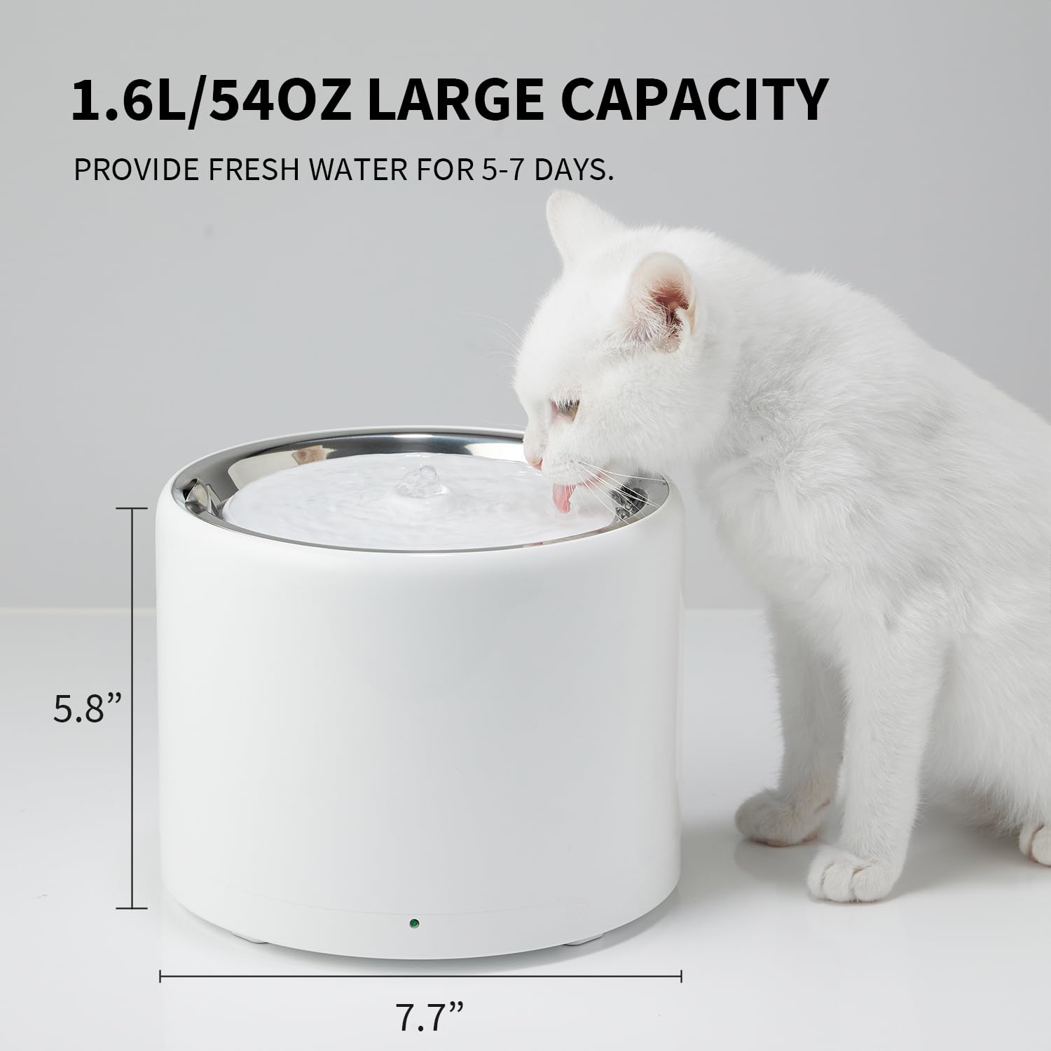 PETKIT Eversweet 3 Pro SUS 304 stainless steel stays cool and BPA-free.