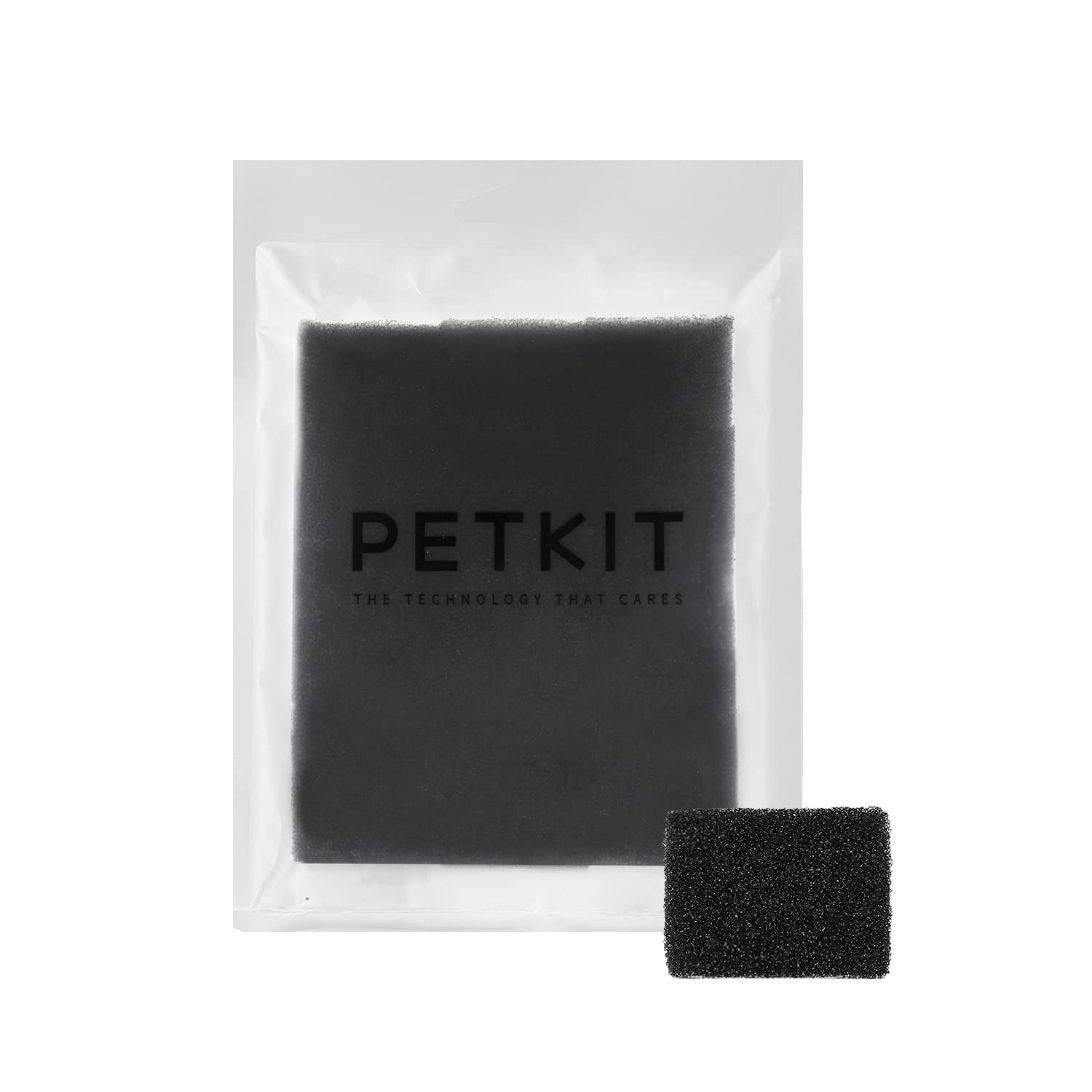 PETKIT Eversweet Max filter closeup shows dust and hair capture.