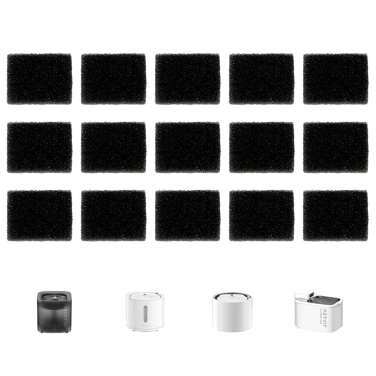 PETKIT Eversweet Max filter pack front view for clean fountain operation.