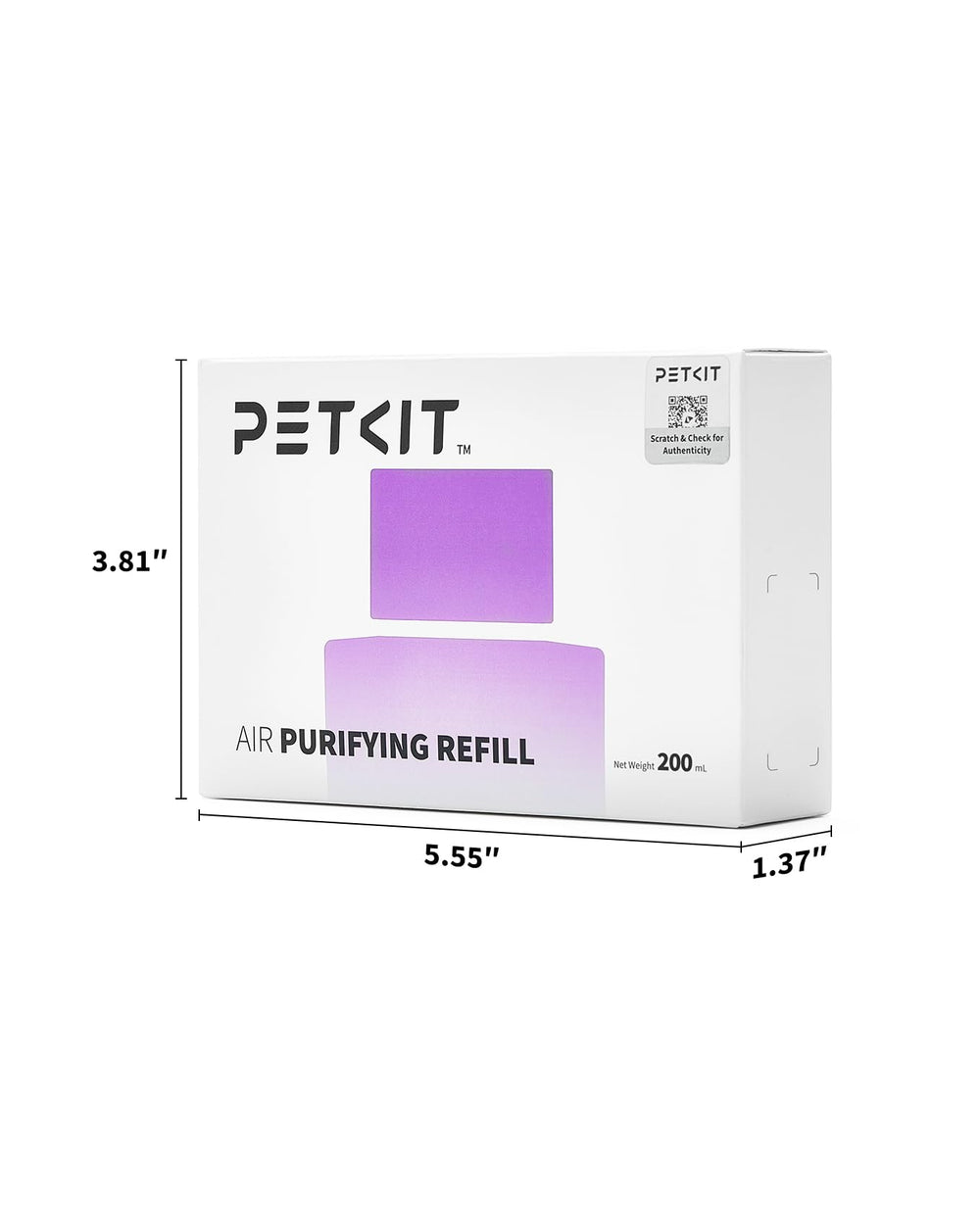 PETKIT fresh air result after refill demonstrates odor control