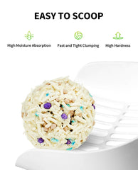 PETKIT clumping action demonstrates 3-second solid clumps for easy scooping