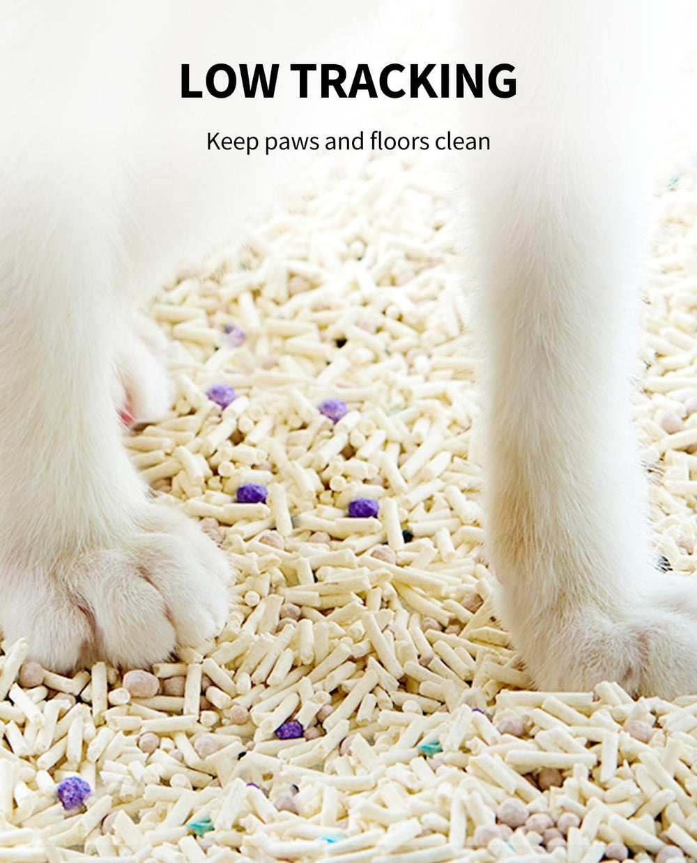 PETKIT larger granules reduce tracking for cleaner floors