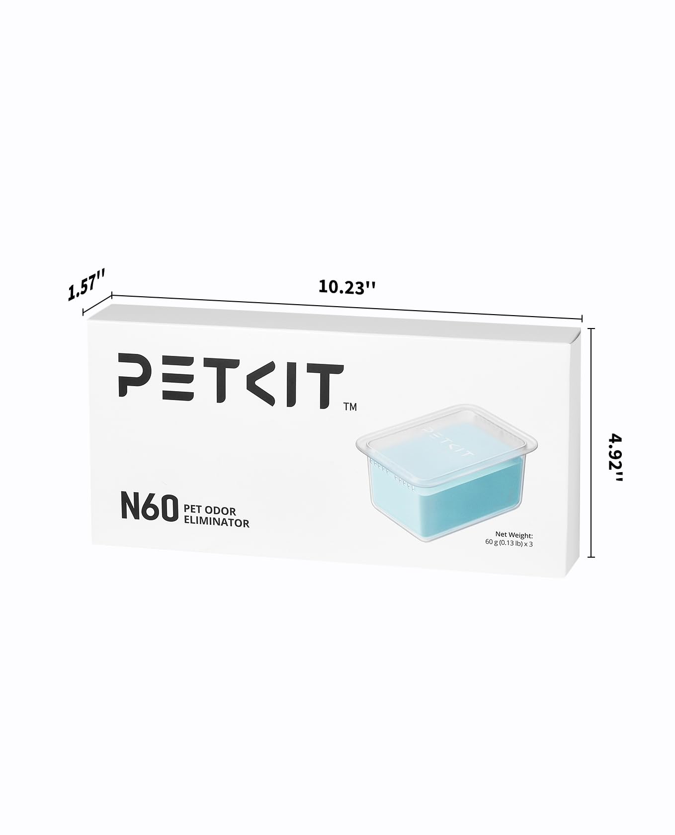 PETKIT N60 60-day mint fragrance in each deodorizer.