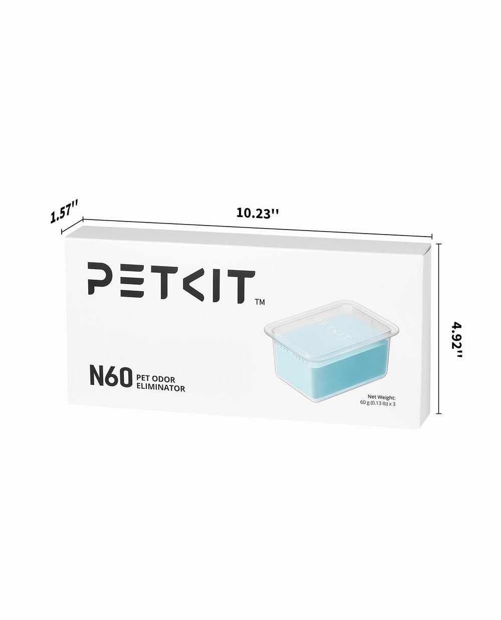 PETKIT N60 60-day mint fragrance in each deodorizer.