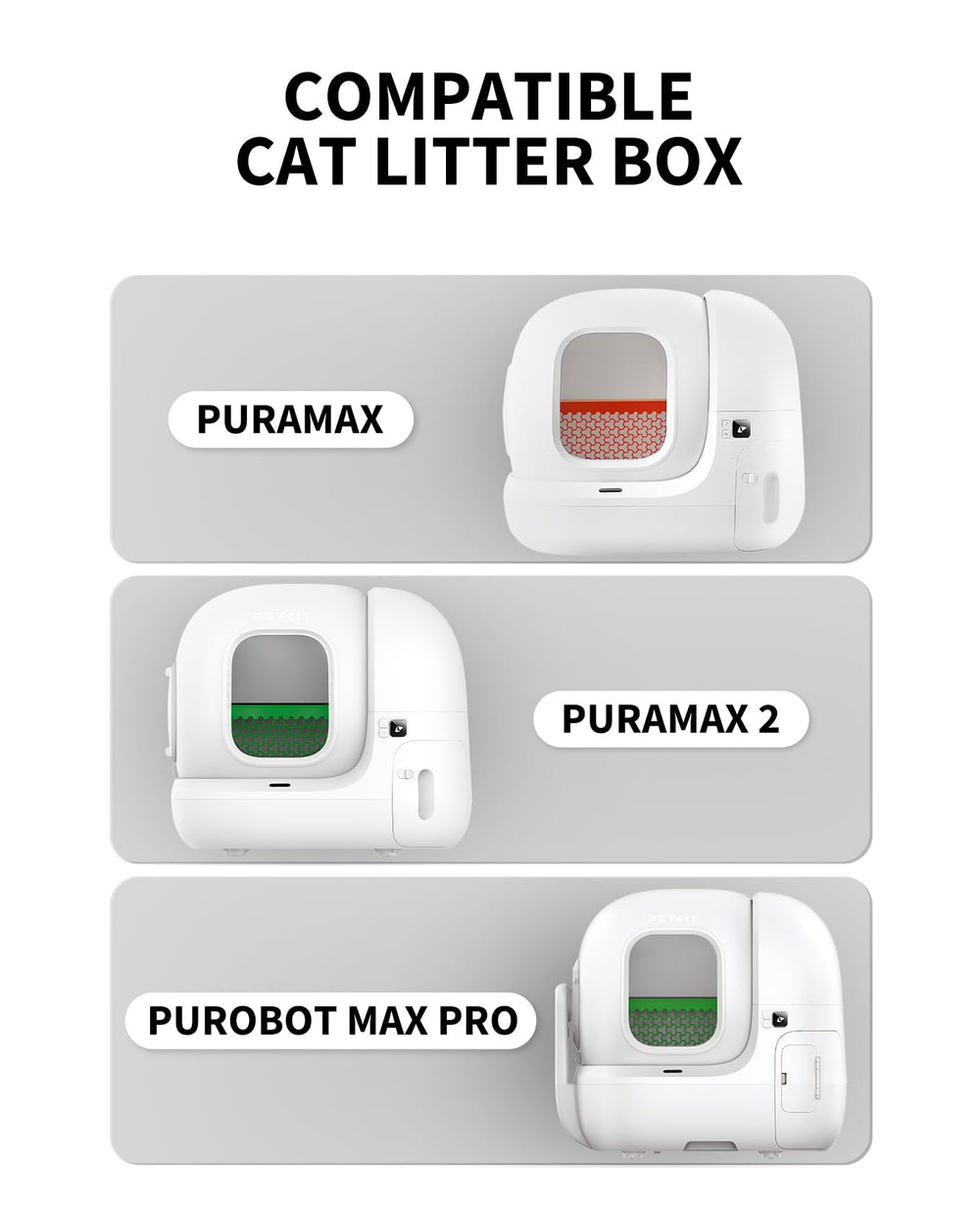 PETKIT PuraMax2 liner drawstring closeup shows secure seal and easy removal.
