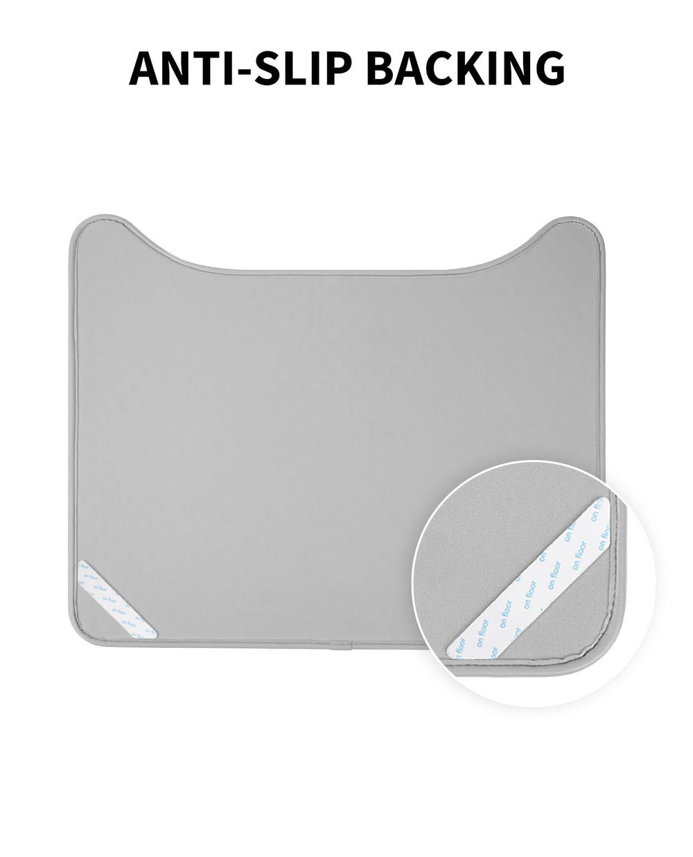 PETKIT mat gray easy-clean design for quick maintenance.