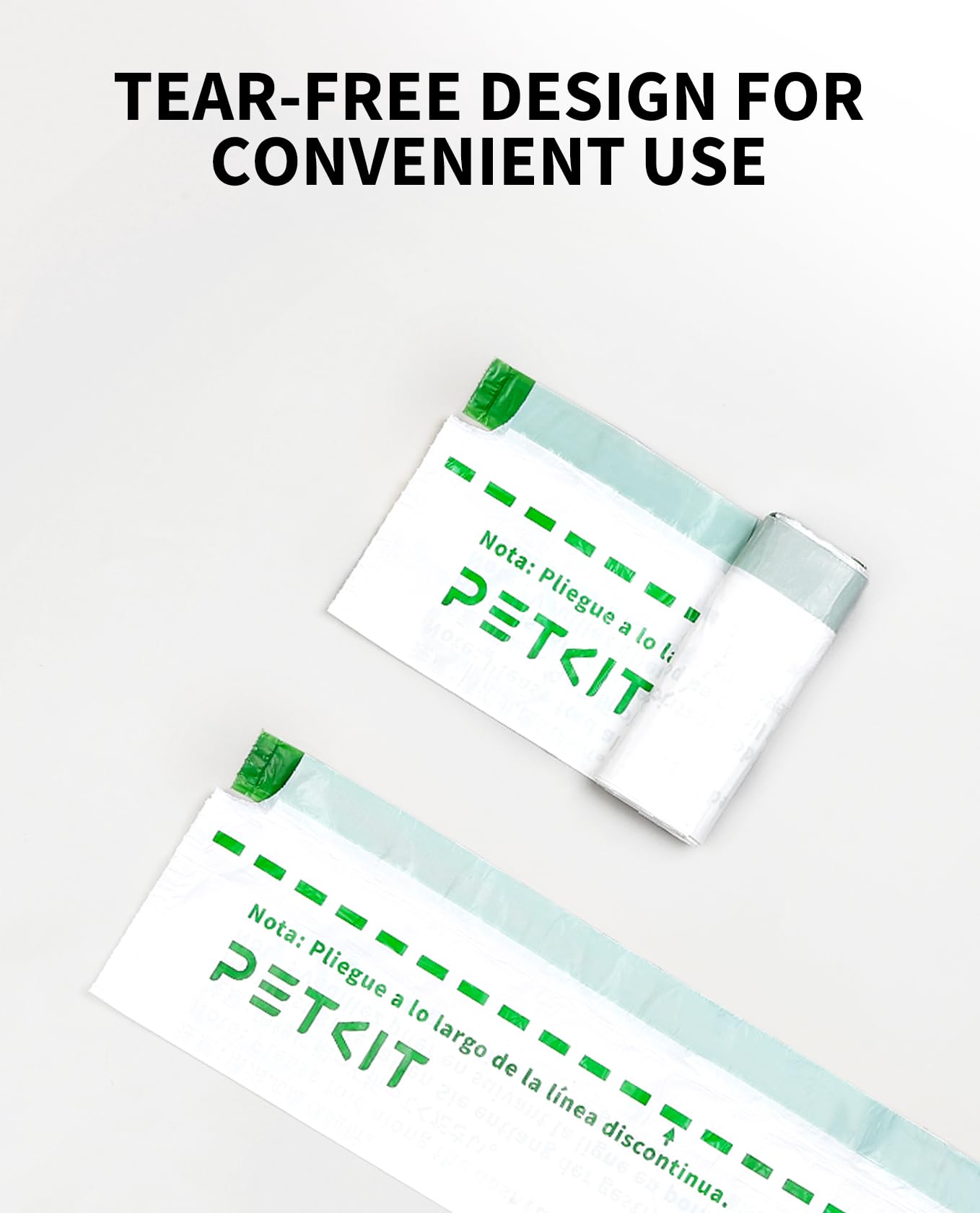 PETKIT Purobot Max Pro liner tear-resistant closeup demonstrates durability under heavy waste.