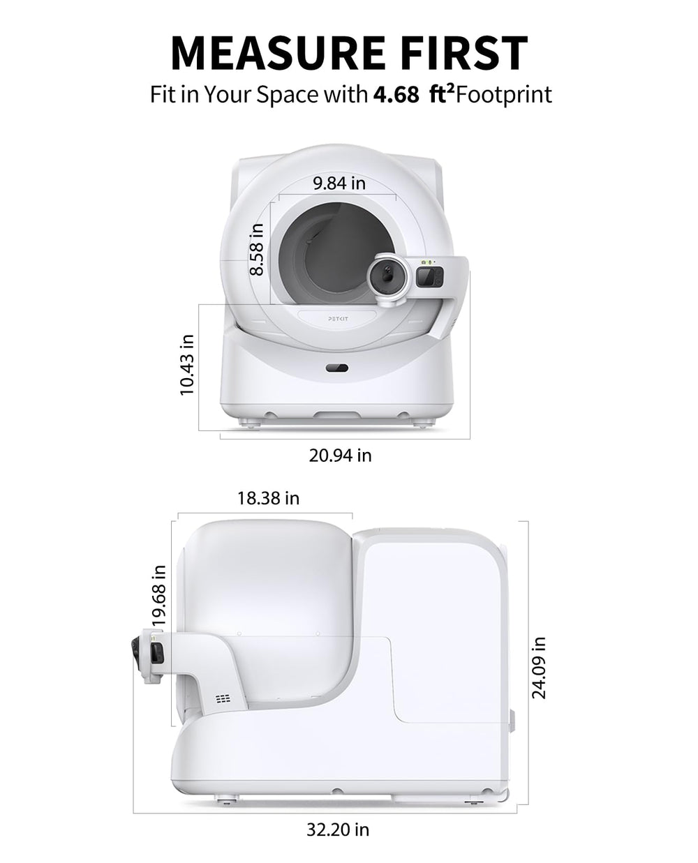 PETKIT Purobot ultra-quiet operation stays under 35dB